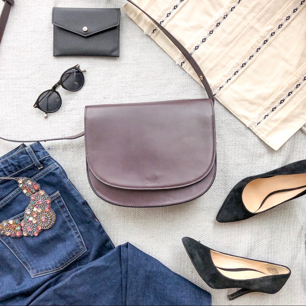 Mango Burgundy Crossbody